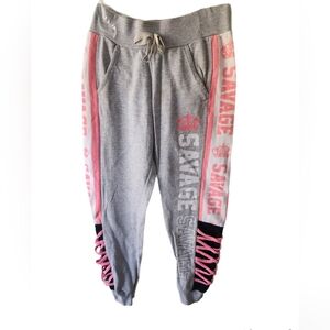 Love Gray and Pink Kids Joggers